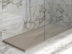 Receveur de douche, sur mesure : Largeur 120 à 200 cm x l. 70 à 100 cm. Bac à douche en résine Akrytan® anti glissant, finition ardoise, 10 couleurs, Livraison offerte et rapide